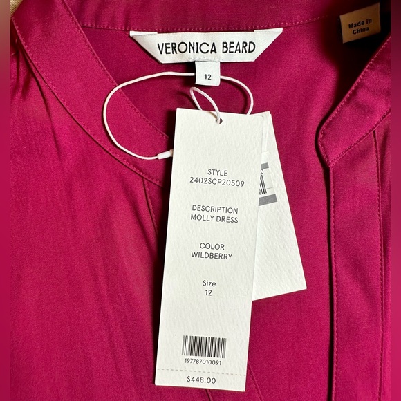 Veronica Beard Molly Belted Mini Shirtdress *NWT* - Picture 7 of 7